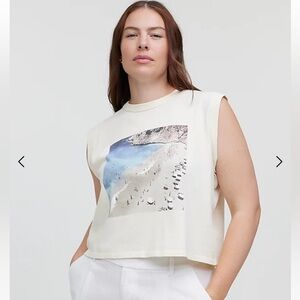 Madewell graphic crewneck muscle tee